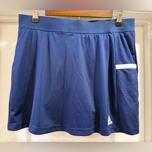 adidas AEROREADY Navy Blue Athletic Skort Skirt Size Large 🆕🆕🆕